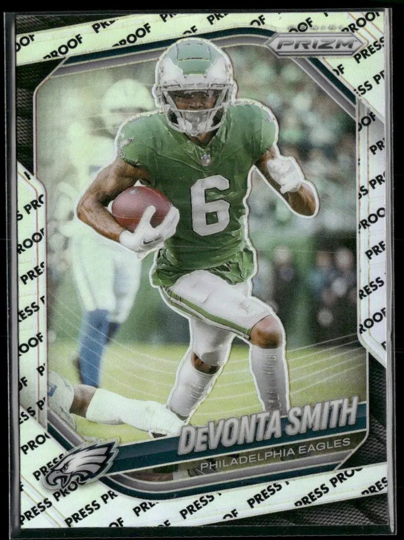 2025 Panini Prizm Press Proof DeVonta Smith #70
