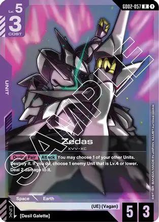 Zedas (GD02-057) - Dual Impact Holofoil