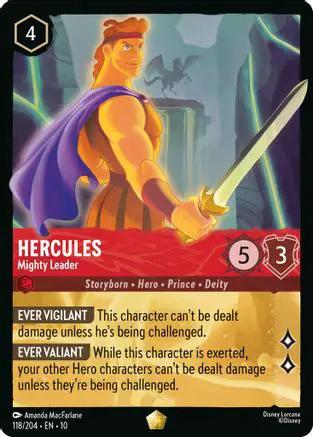 Hercules - Mighty Leader (118/204) - Whispers in the Well Cold Foil