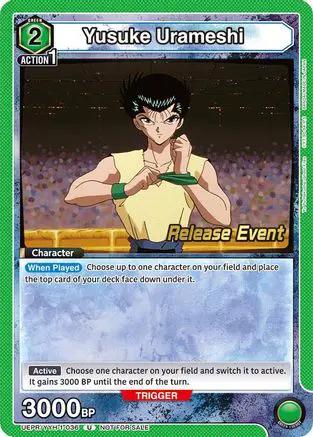 Yusuke Urameshi (036) (UEPR/YYH-1-036) - UE13BT Yu Yu Hakusho Ghost Files Release Event Cards