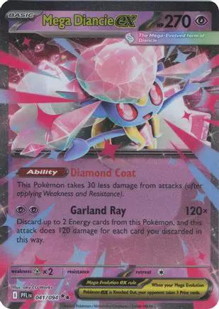 Mega Diancie ex 041 - ME02 Phantasmal Flames Holofoil