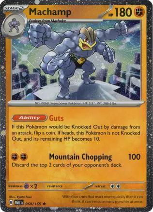 Machamp (Cosmos Holo) 068/165 - Miscellaneous Cards & Products Holofoil