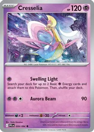 Cresselia 039 - ME02 Phantasmal Flames Reverse Holofoil