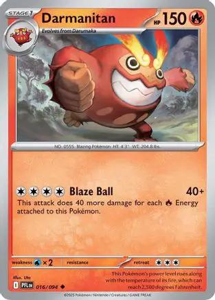 Darmanitan 016 - ME02 Phantasmal Flames Reverse Holofoil