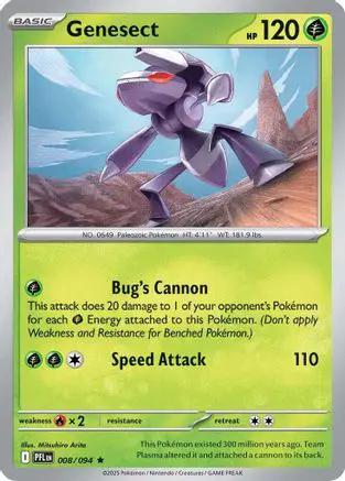 Genesect 008 - ME02 Phantasmal Flames Holofoil