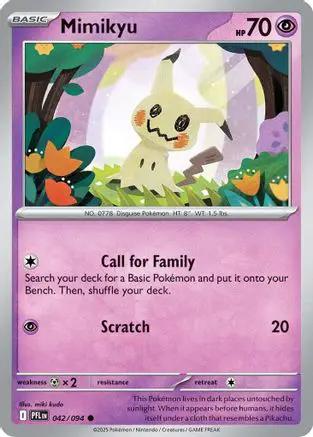 Mimikyu 042 - ME02 Phantasmal Flames Reverse Holofoil