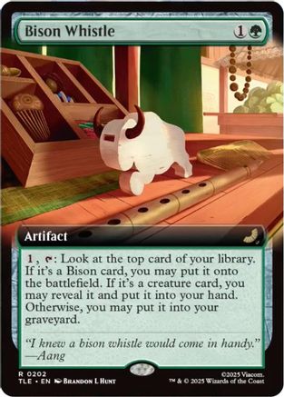 Bison Whistle (Extended Art) (TLE-202) - Avatar: The Last Airbender: Eternal-Legal