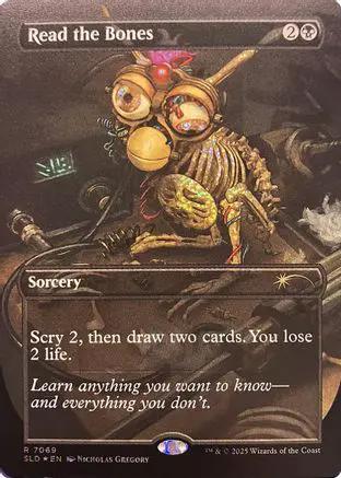Read the Bones (Confetti Foil) (SLD-7069) - Secret Lair Drop Series Foil