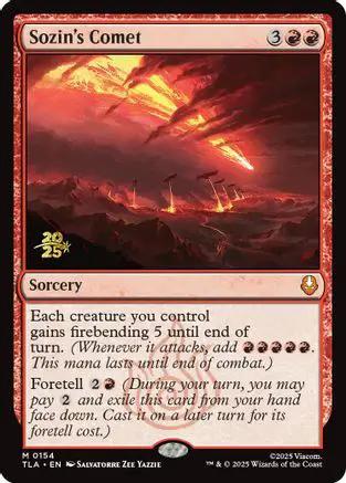 Sozin's Comet (PRE-154) - Prerelease Cards Foil