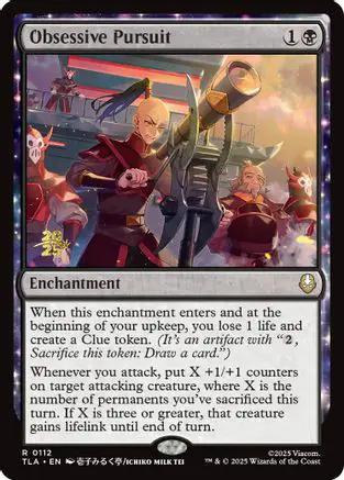 Obsessive Pursuit (PRE-112) - Prerelease Cards Foil