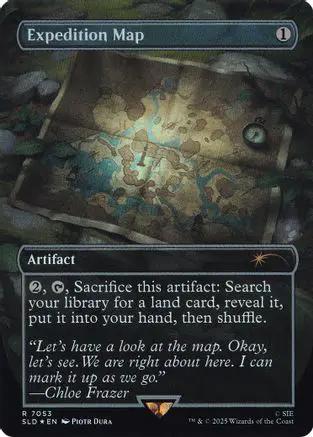 Expedition Map (Rainbow Foil) (SLD-7053) - Secret Lair Drop Series Foil