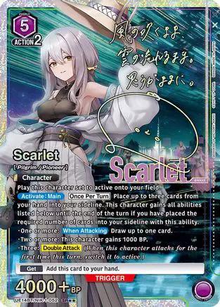 Scarlet (052) (SR**) (UE14BT/NIK-1-052) - UE14BT GODDESS OF VICTORY NIKKE Foil