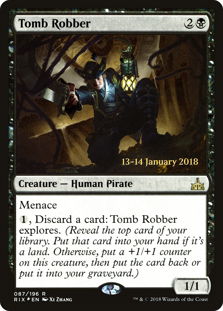 Tomb Robber (PRE-87S) - Rivals of Ixalan Promos Foil