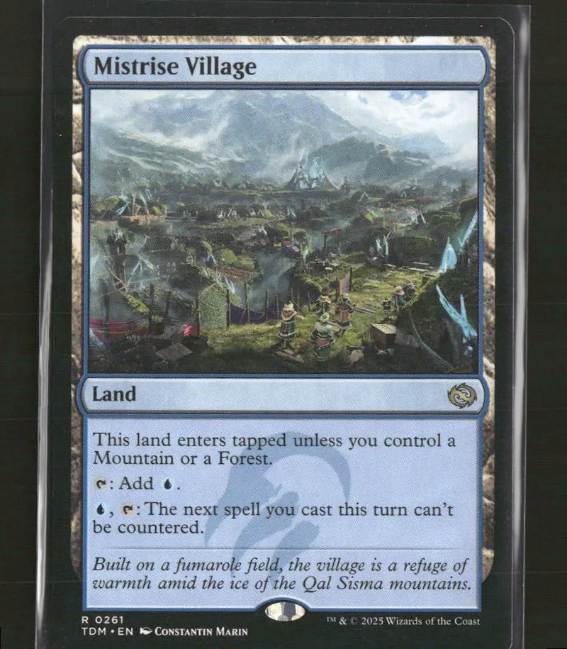 Tarkir: Dragonstorm Mistrise Village #261