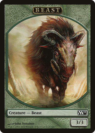 Beast (M11-004) - Magic 2011 Tokens