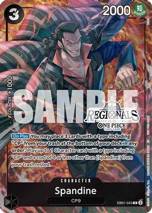 Spandine (Online Regional Participation Pack 2025 Vol.1) (EB01-043) - One Piece Promotion Cards Foil