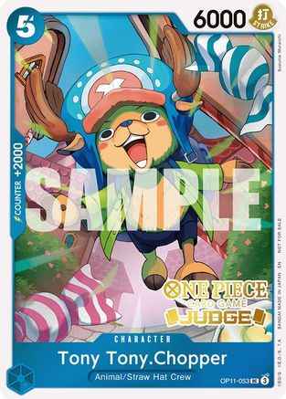 Tony Tony.Chopper (Judge Pack Vol. 7) (OP11-053) - One Piece Promotion Cards Foil