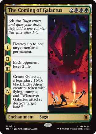 The Coming of Galactus (MSH-212) - Marvel Super Heroes