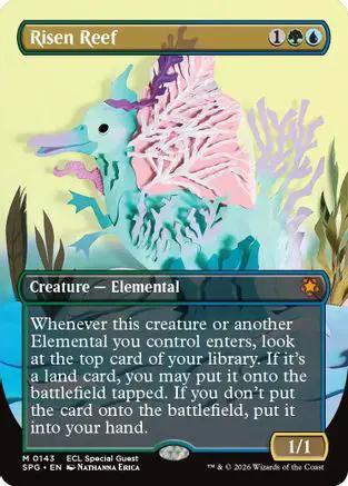 Risen Reef (Borderless) (SPG-143) - Special Guests Foil