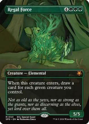 Regal Force (Borderless) (SPG-141) - Special Guests Foil