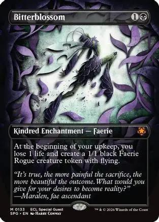 Bitterblossom (Borderless) (SPG-133) - Special Guests Foil