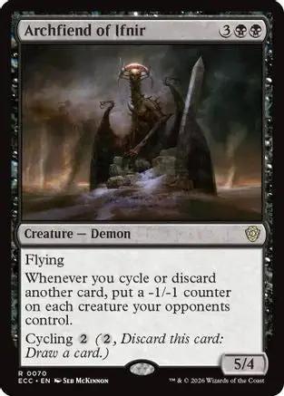 Archfiend of Ifnir (ECC-070) - Commander: Lorwyn Eclipsed