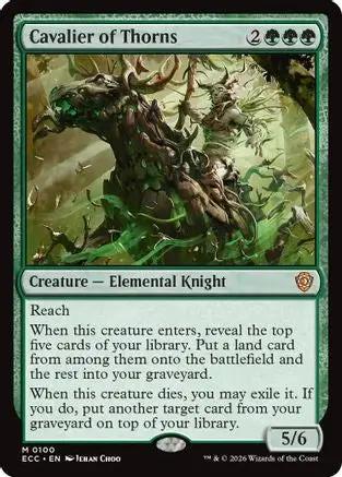 Cavalier of Thorns (ECC-100) - Commander: Lorwyn Eclipsed