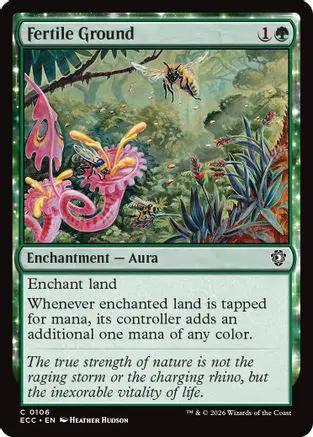 Fertile Ground (ECC-106) - Commander: Lorwyn Eclipsed