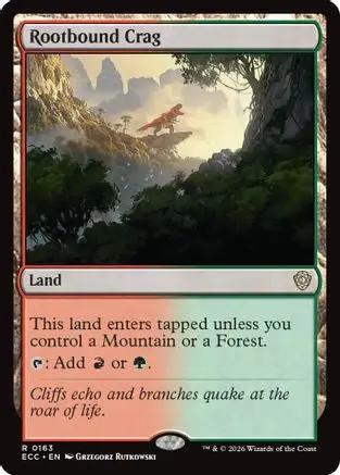 Rootbound Crag (ECC-163) - Commander: Lorwyn Eclipsed