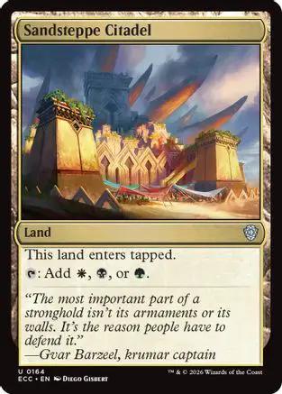 Sandsteppe Citadel (ECC-164) - Commander: Lorwyn Eclipsed