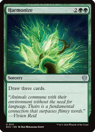 Harmonize (ECC-111) - Commander: Lorwyn Eclipsed