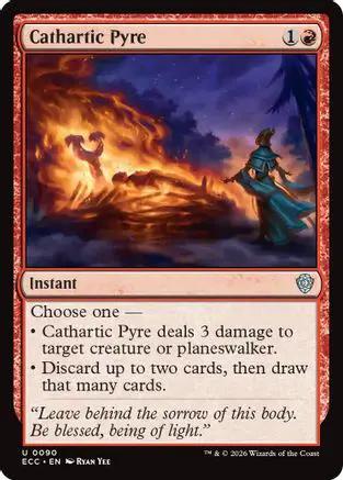 Cathartic Pyre (ECC-090) - Commander: Lorwyn Eclipsed