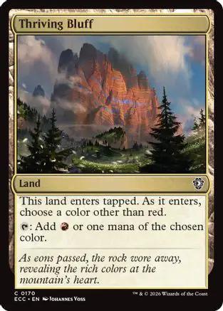 Thriving Bluff (ECC-170) - Commander: Lorwyn Eclipsed