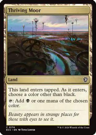 Thriving Moor (ECC-174) - Commander: Lorwyn Eclipsed