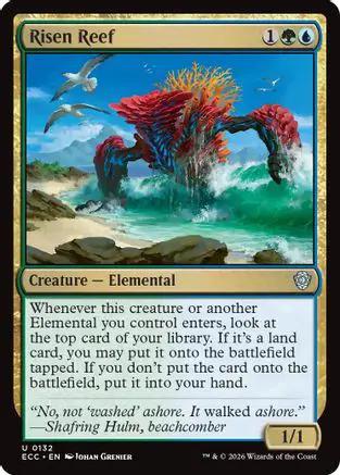Risen Reef (ECC-132) - Commander: Lorwyn Eclipsed