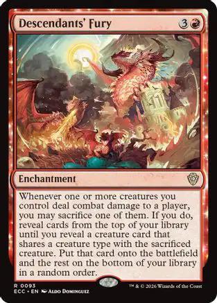 Descendants' Fury (ECC-093) - Commander: Lorwyn Eclipsed