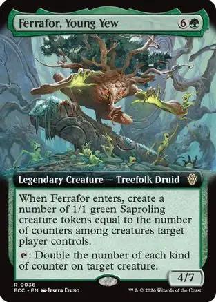 Ferrafor, Young Yew (Extended Art) (ECC-036) - Commander: Lorwyn Eclipsed Foil