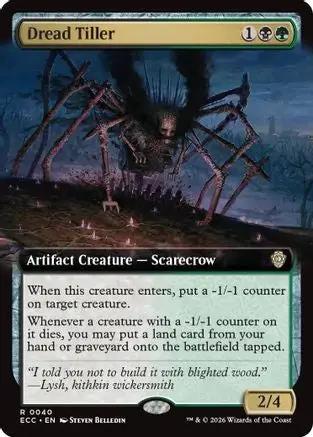 Dread Tiller (Extended Art) (ECC-040) - Commander: Lorwyn Eclipsed