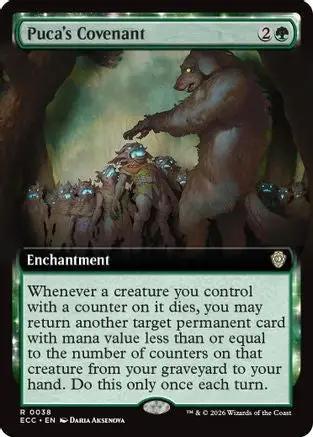 Puca's Covenant (Extended Art) (ECC-038) - Commander: Lorwyn Eclipsed