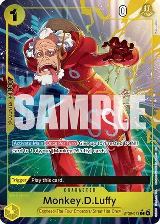 Monkey.D.Luffy (012) (Full Art) (ST29-012) - Starter Deck 29: Egghead Foil