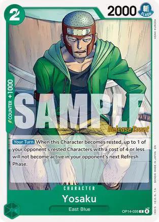 Yosaku (OP14-035) - The Azure Sea's Seven Release Event Cards