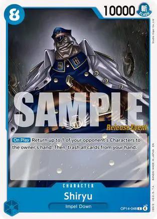 Shiryu (OP14-048) - The Azure Sea's Seven Release Event Cards