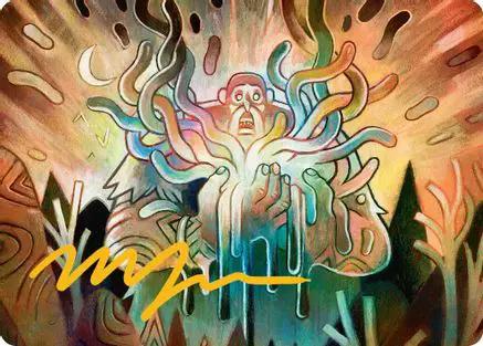 Aurora Awakener Art Card (40/54) (Gold-Stamped Signature) (ASECL-040) - Art Series: Lorwyn Eclipsed