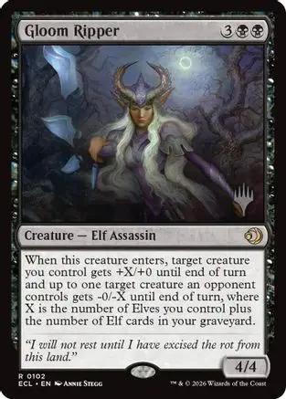Gloom Ripper (PPECL-102) - Promo Pack: Lorwyn Eclipsed Foil