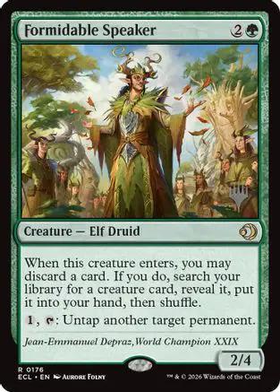 Formidable Speaker (PPECL-176) - Promo Pack: Lorwyn Eclipsed Foil