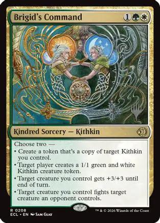 Brigid's Command (PPECL-208) - Promo Pack: Lorwyn Eclipsed