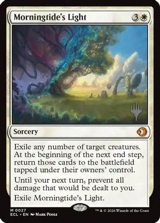 Morningtide's Light (PPECL-027) - Promo Pack: Lorwyn Eclipsed Foil