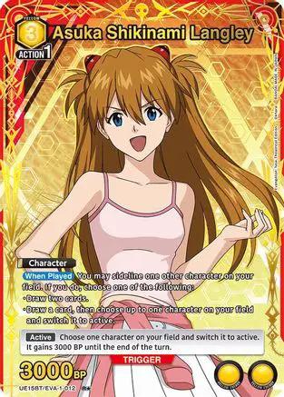 Asuka Shikinami Langley (012) (R*) (UE15BT/EVA-1-012) - UE15BT Evangelion New Theatrical Edition Foil