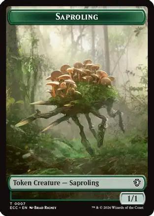 Saproling // The Monarch Double-Sided Token (ECC-7 // 12) - Commander: Lorwyn Eclipsed