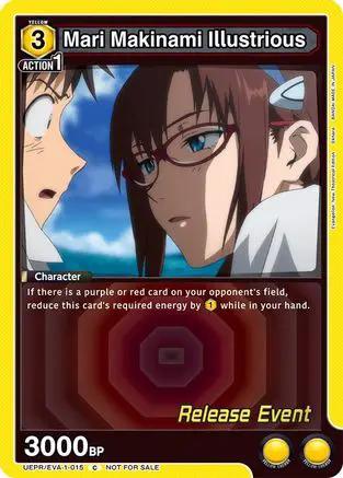 Mari Makinami Illustrious (015) (UEPR/EVA-1-015) - UE15BT Evangelion New Theatrical Edition Release Event Cards